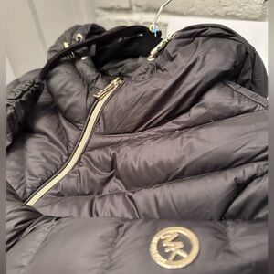Michael Kors Black Packable Down Jacket- Small